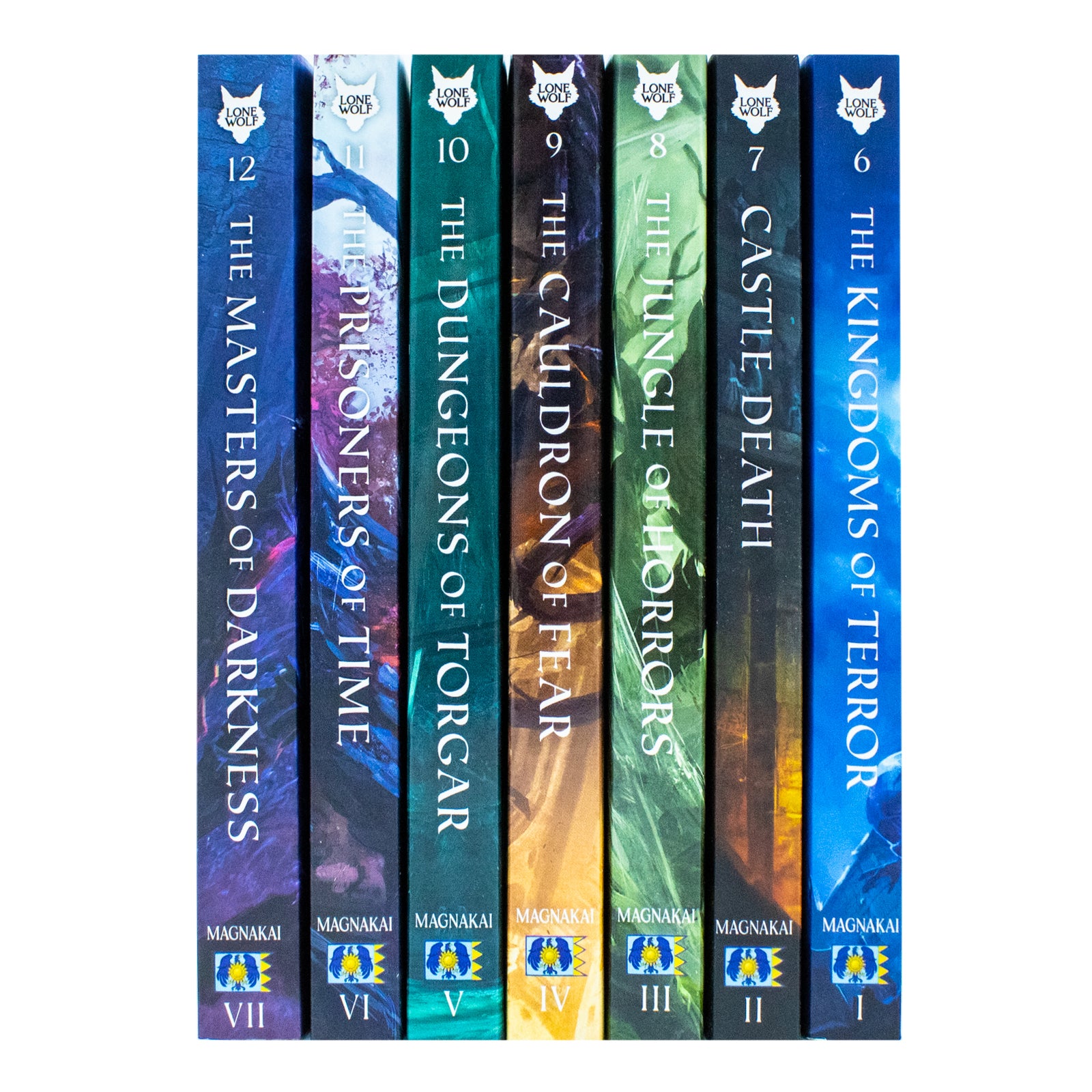 Lone Wolf Series Books 6-12 Collection Set by Joe Dever - Dungeons of Torgar, Prisoners of Time - Paperback Young Adult Gamebooks