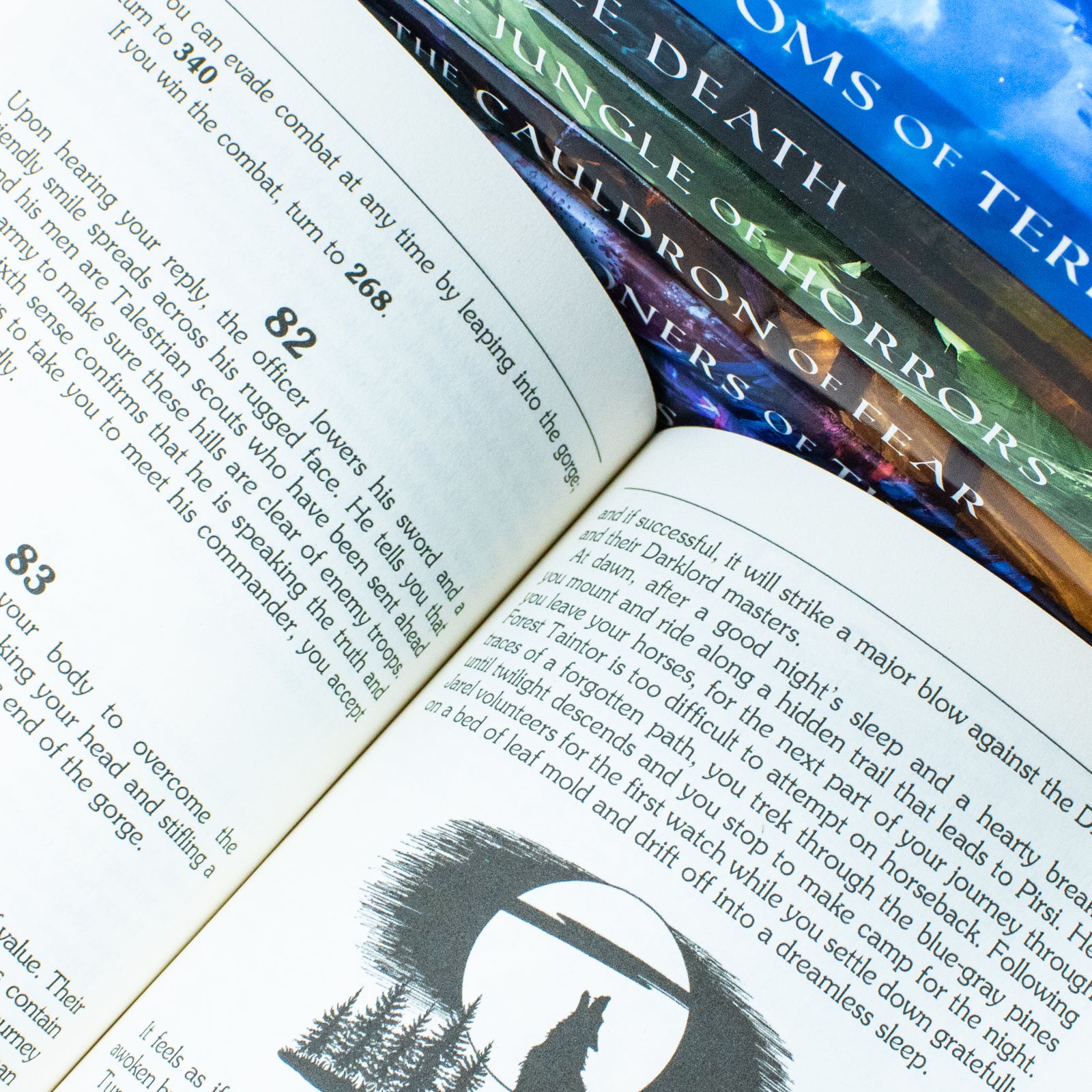 Lone Wolf Series Books 6-12 Collection Set by Joe Dever - Back Cover and Book Details - Paperback
