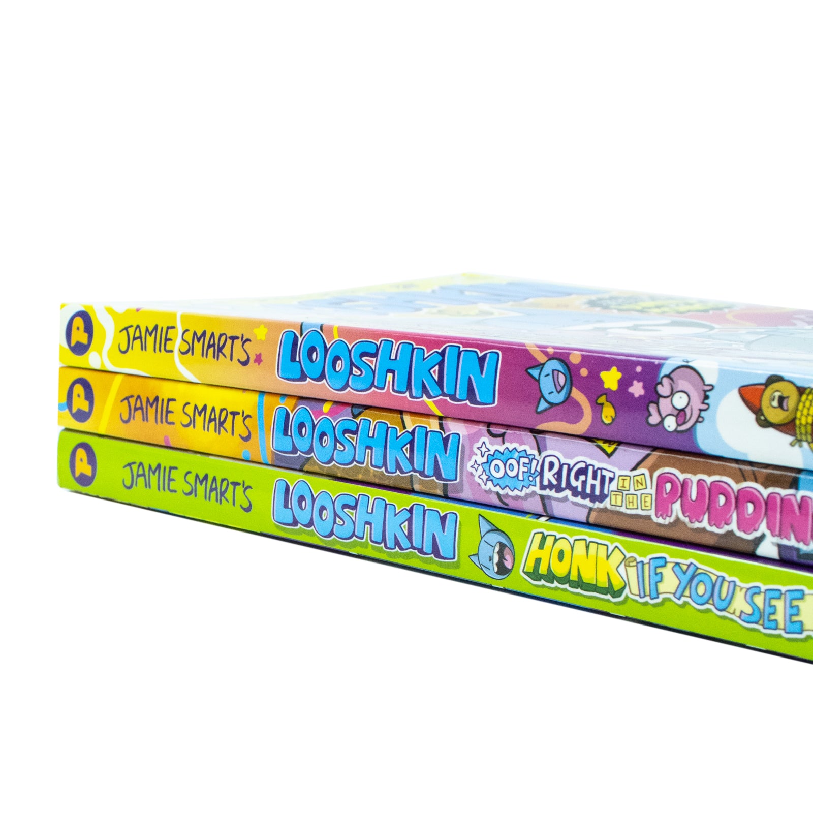 Looshkin 3 Books Collection Set back cover detail - David Fickling Books paperback for ages 7-9