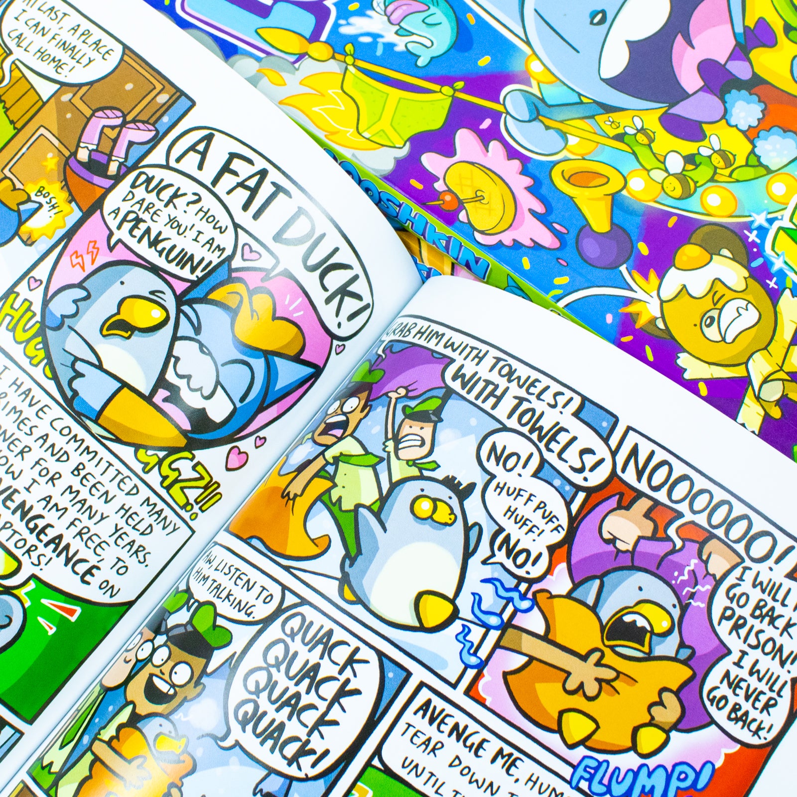 Looshkin books by Jamie Smart - funny comic-strip paperback collection set for children
