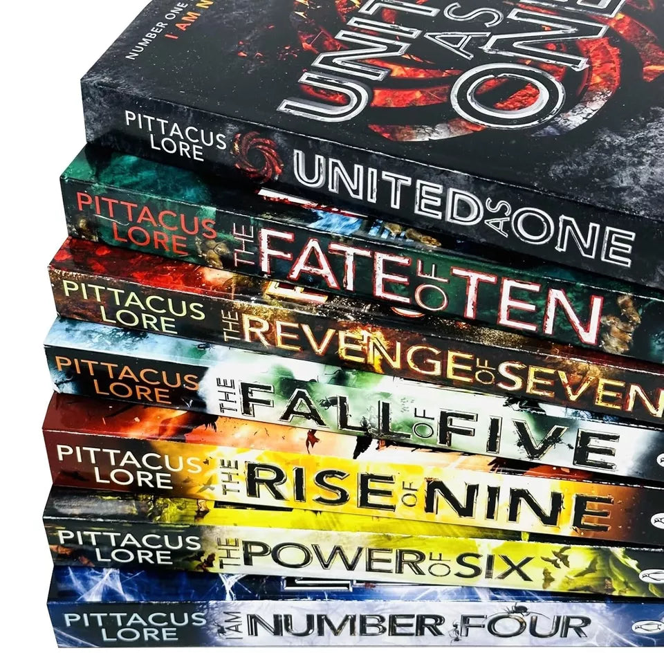 Lorien Legacies Series Paperback Box Set - I Am Number Four, Power of Six, Rise of Nine and More by Pittacus Lore