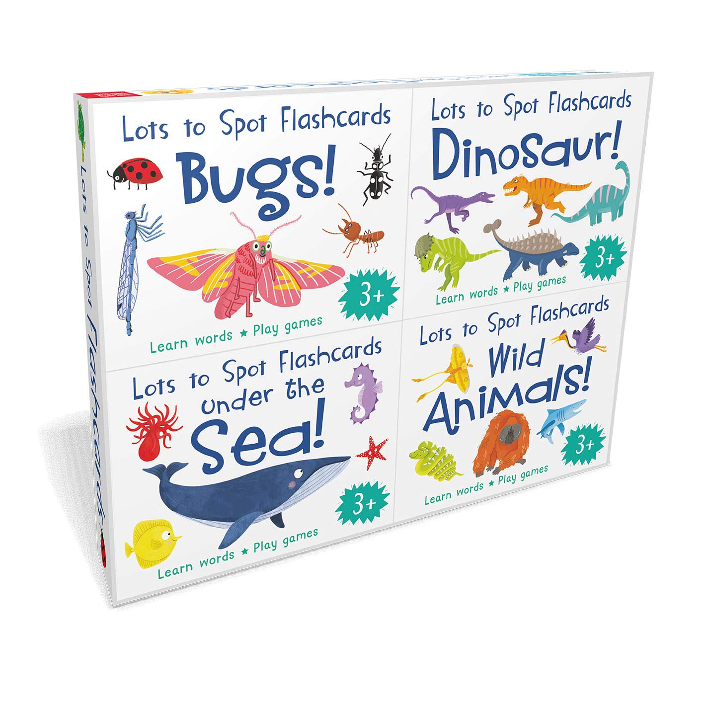 Lots to Spot Flashcards Set: Busy Animals hardback tray cover by Rosie Neave, Miles Kelly, ages 3-5