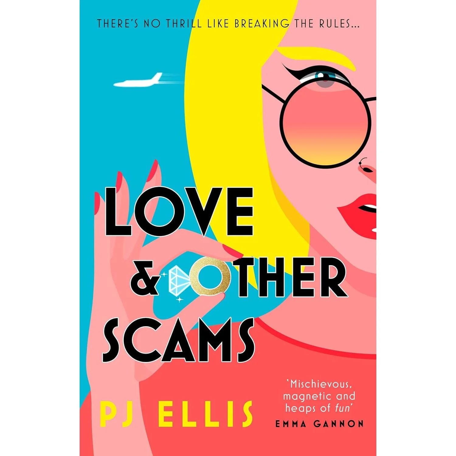 Love & Other Scams by PJ Ellis - Fiction Romantic Comedy - Brand New UK Paperback front cover