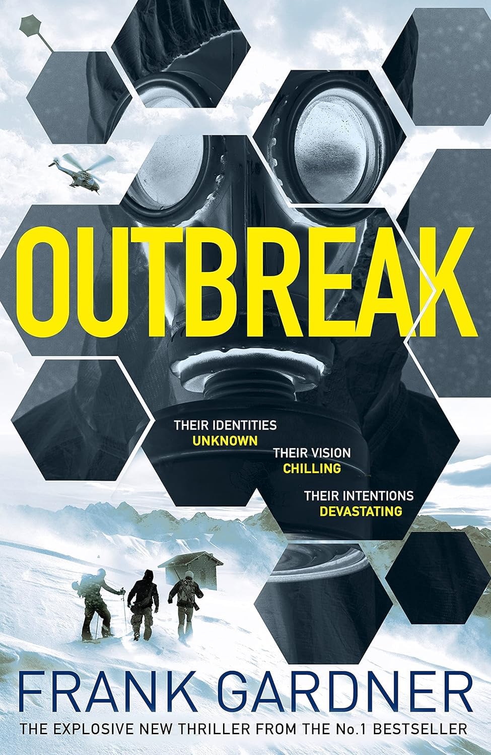 Frank Gardner Luke Carlton thriller trilogy paperback set - Crisis, Ultimatum and Outbreak spine and cover detail