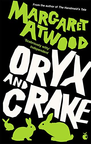 Oryx and Crake, The Year of the Flood and MaddAddam paperback books by Margaret Atwood