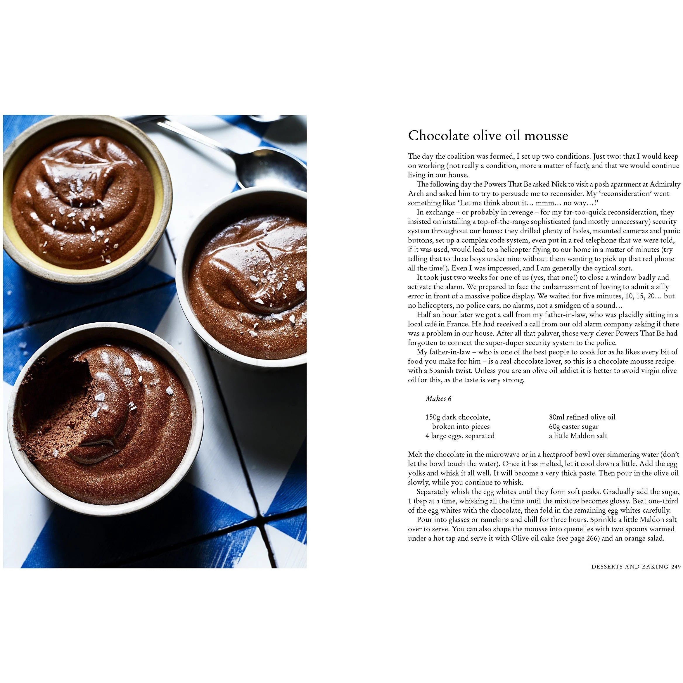 Made In Spain by Miriam González Durántez hardback cookbook - Spanish recipe page with photography