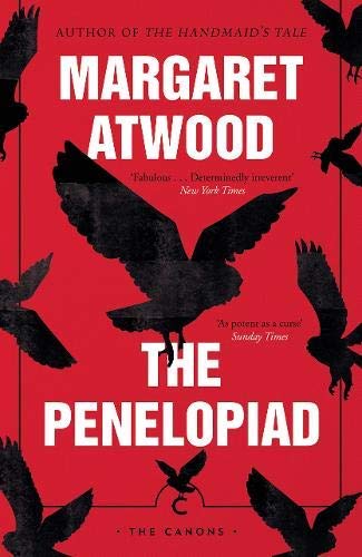 Margaret Atwood 3 Book Paperback Collection - The Handmaid's Tale, The Testaments, The Penelopiad - book spines