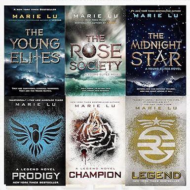 Marie Lu Legend & Young Elites Collection 6 Books Set - Legend, Champion, Prodigy, The Young Elites, The Rose Society, The Midnight Star - Paperback