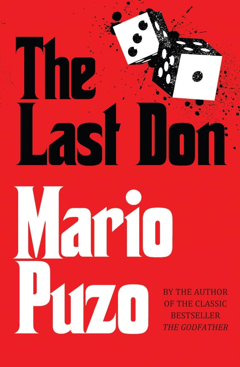 Mario Puzo Godfather Collection 4 books paperback spines - crime fiction set