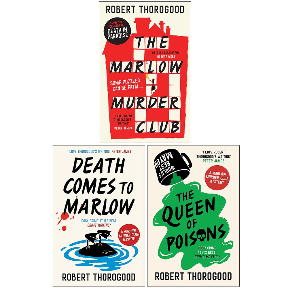 Marlow Murder Club 3 Books Collection Set by Robert Thorogood - Paperback Fiction - front cover