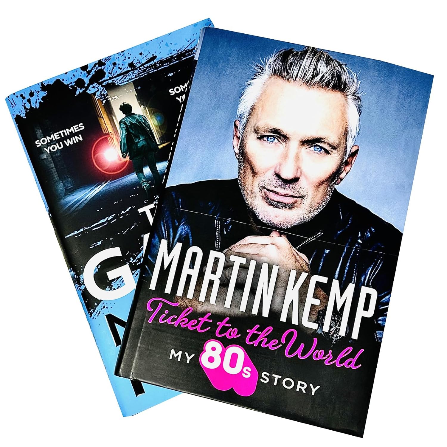 Martin Kemp Collection 2 Books Set hardback - The Game and Ticket to the World alternate cover view