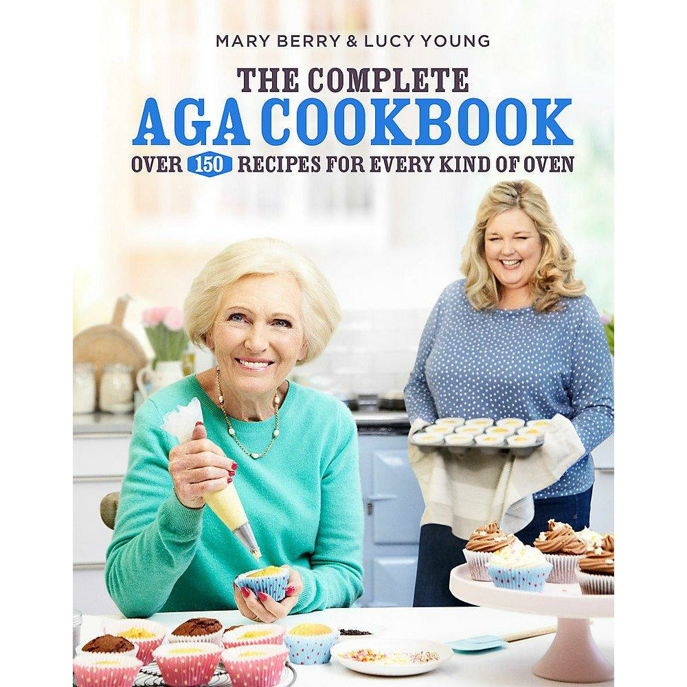 Mary Berry Collection 2 Books Set - Mary Berry's Christmas Collection and The Complete Aga Cookbook, hardback cookery books, back cover detail