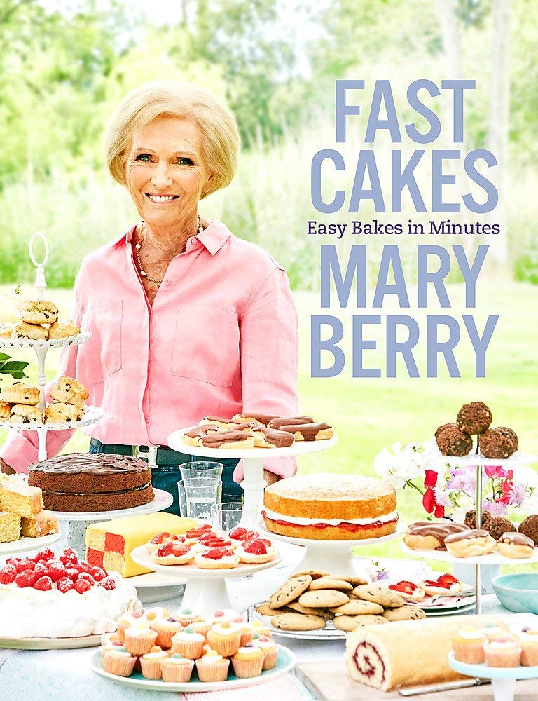 Close-up of Mary Berry Cookery Collection hardback boxed set spines