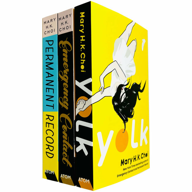 Mary H. K. Choi 3 Books Collection Set - Yolk, Permanent Record & Emergency Contact - Young Adult Paperback