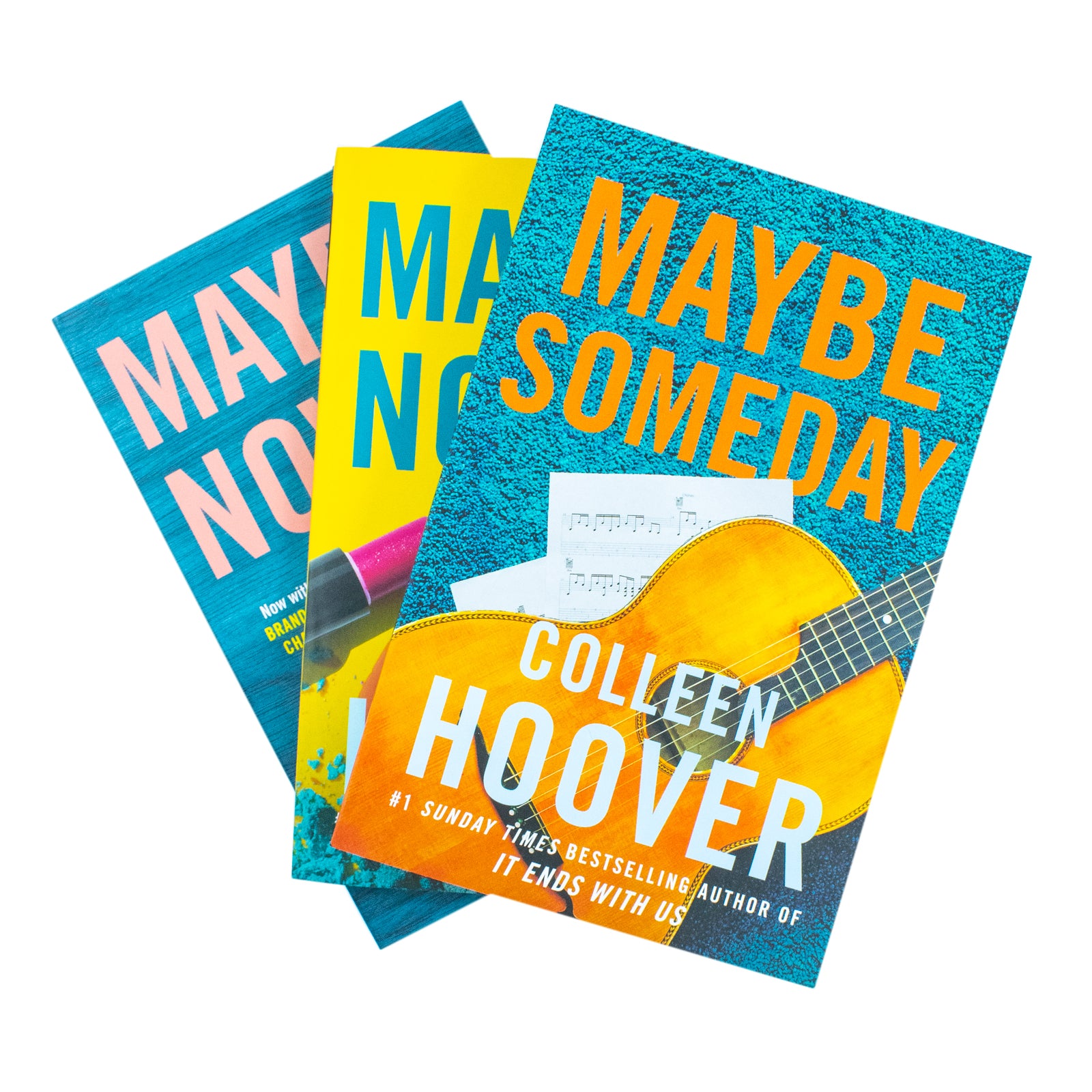 Maybe Someday, Maybe Not and Maybe Now by Colleen Hoover - brand new paperback 3 book set