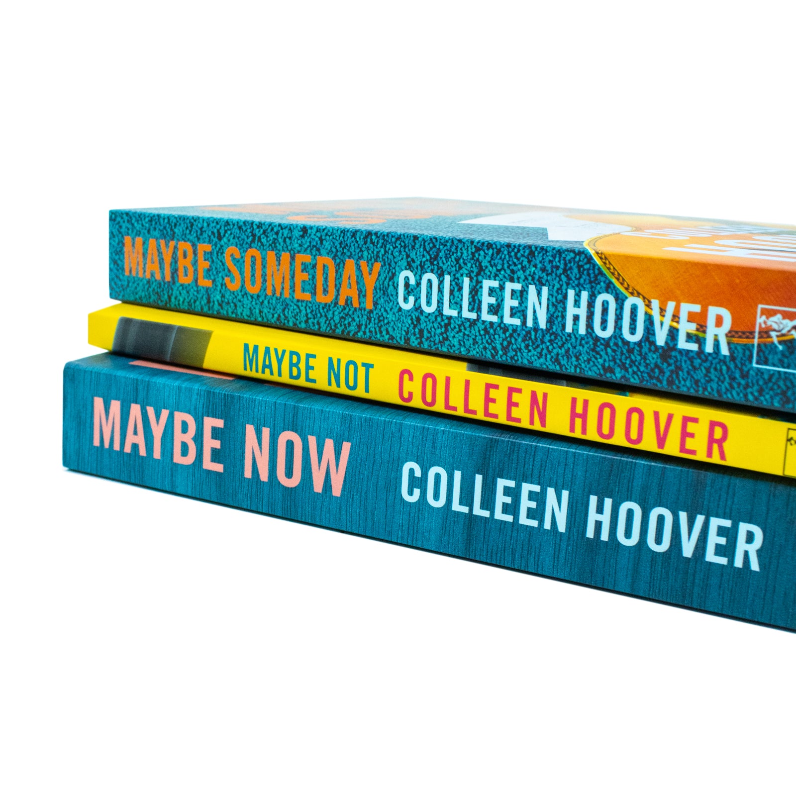 Colleen Hoover Maybe Someday 3 book paperback set - romance collection back cover detail