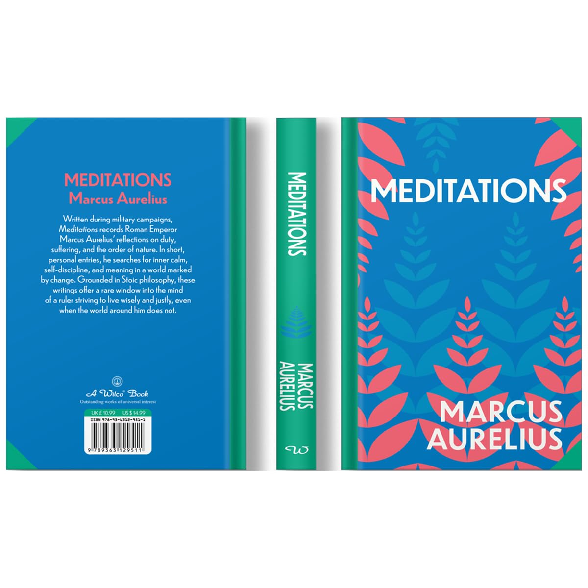 Meditations by Marcus Aurelius - Wilco Classics premium hardback interior pages