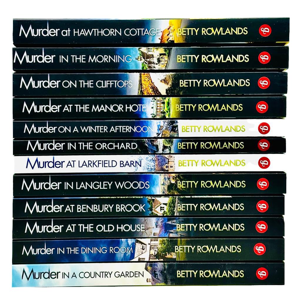 Melissa Craig Mystery Collection 12 Books Set by Betty Rowlands - Paperback cosy British murder mystery boxed set