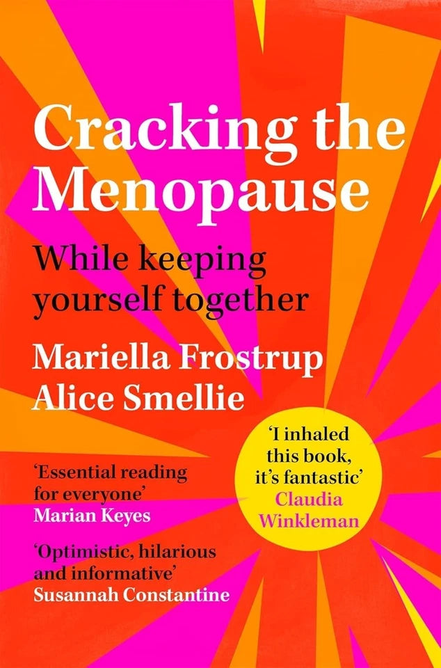 Close up of Menopause 2 Books Collection Set paperback covers by Mariella Frostrup and Alice Smellie