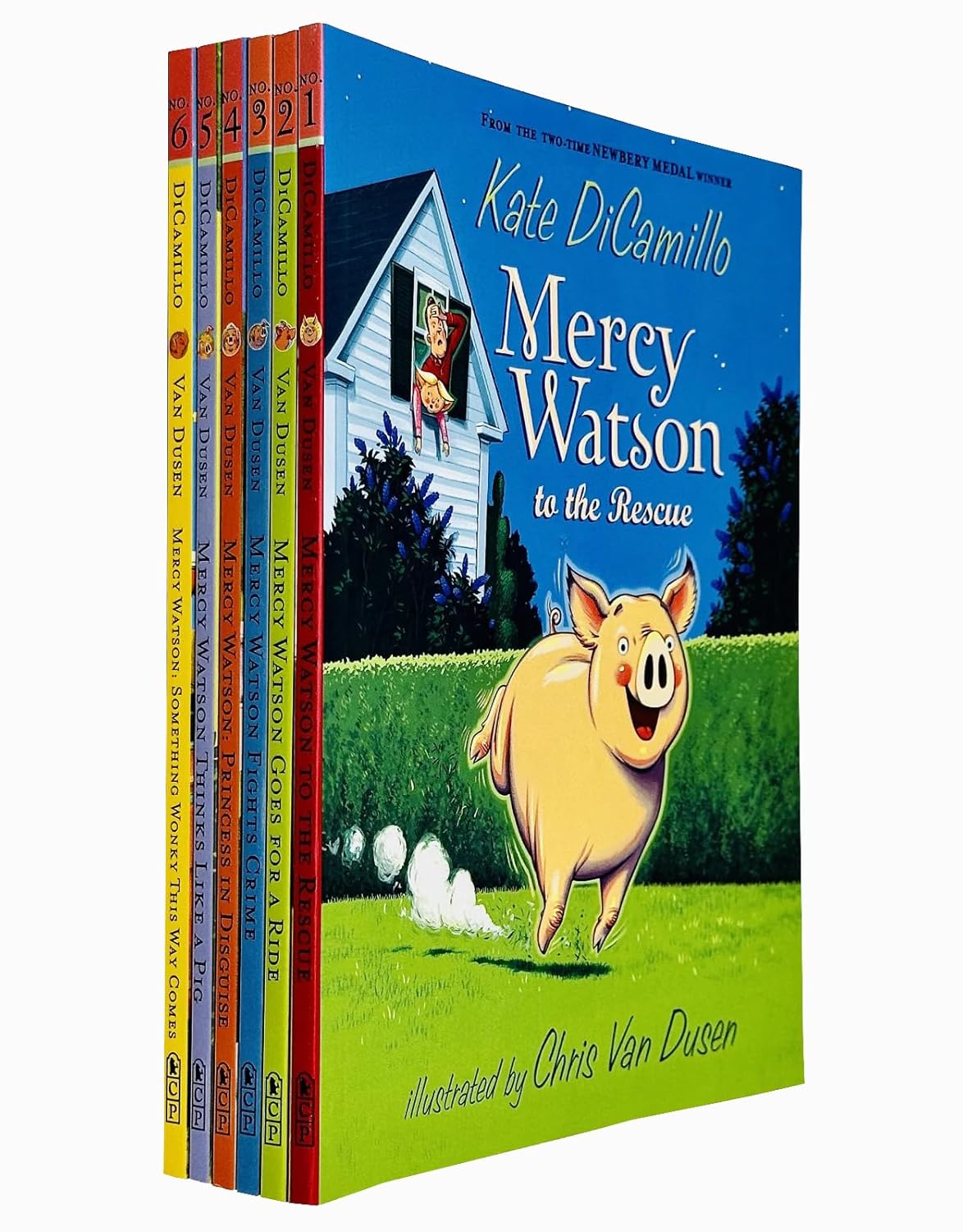 Mercy Watson 6 Books Collection Set by Kate DiCamillo - Paperback - Ages 5-7
