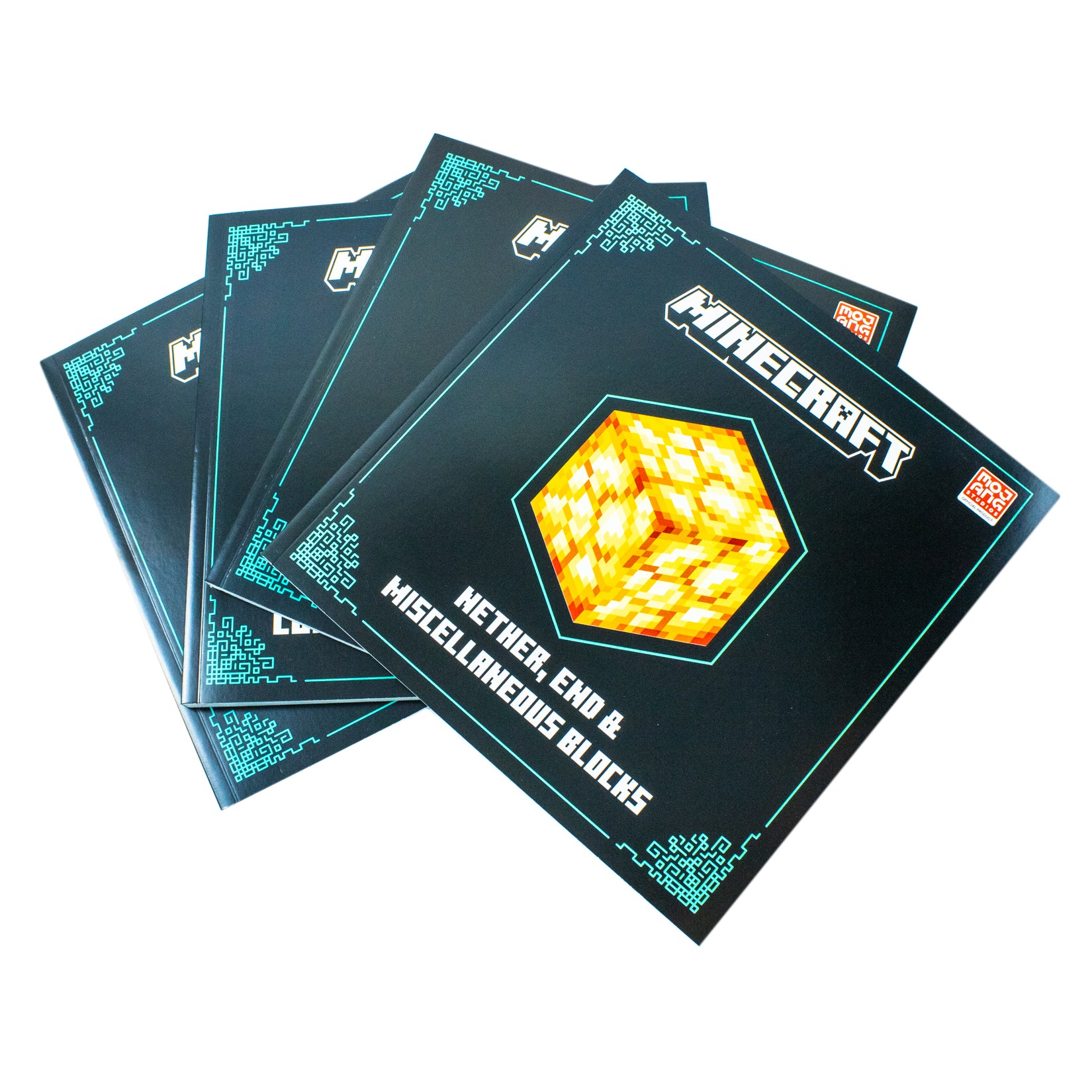 Minecraft Blocks Complete Collection 4 Books Set by Mojang AB - Functional, Nature, Nether & Construction Blocks - Paperback - Ages 7-9