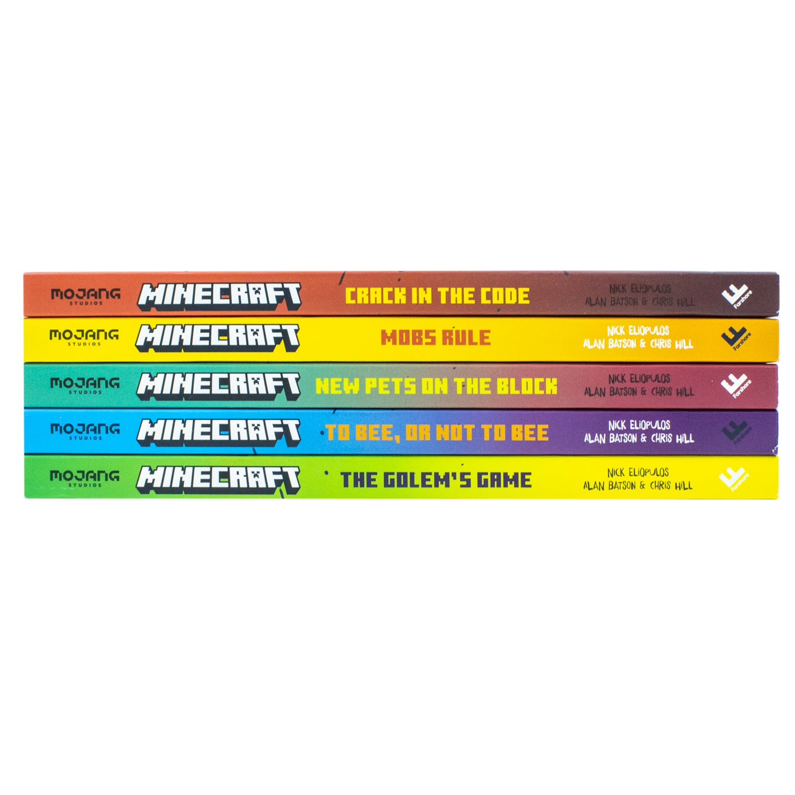 Minecraft Stonesword Saga 5 Books Collection Set by Nick Eliopulos - full paperback set for ages 8-12