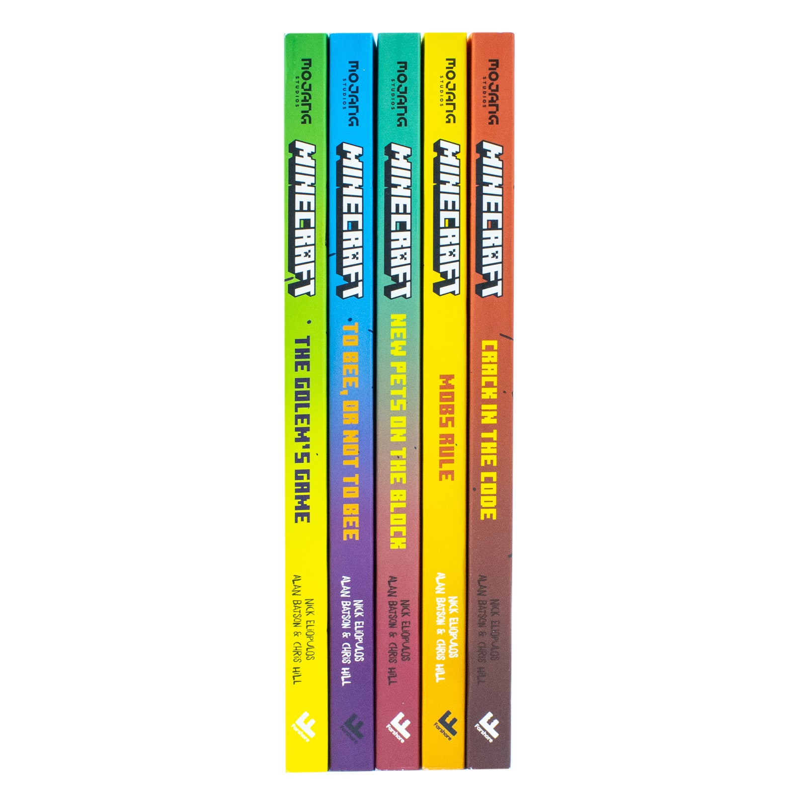 Minecraft Stonesword Saga 5 Books Collection Set by Nick Eliopulos - paperback book set covers