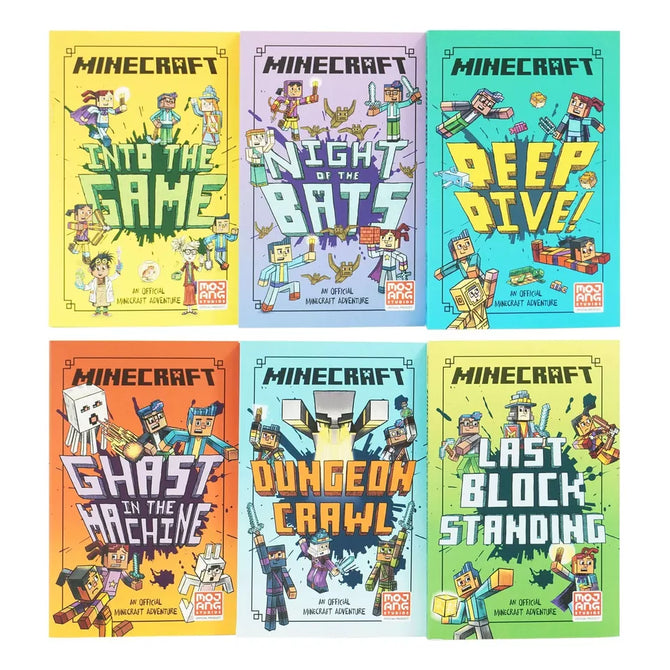Minecraft Woodsword Chronicles 6-Book Paperback Slipcase Set - Farshore - Ages 7-9