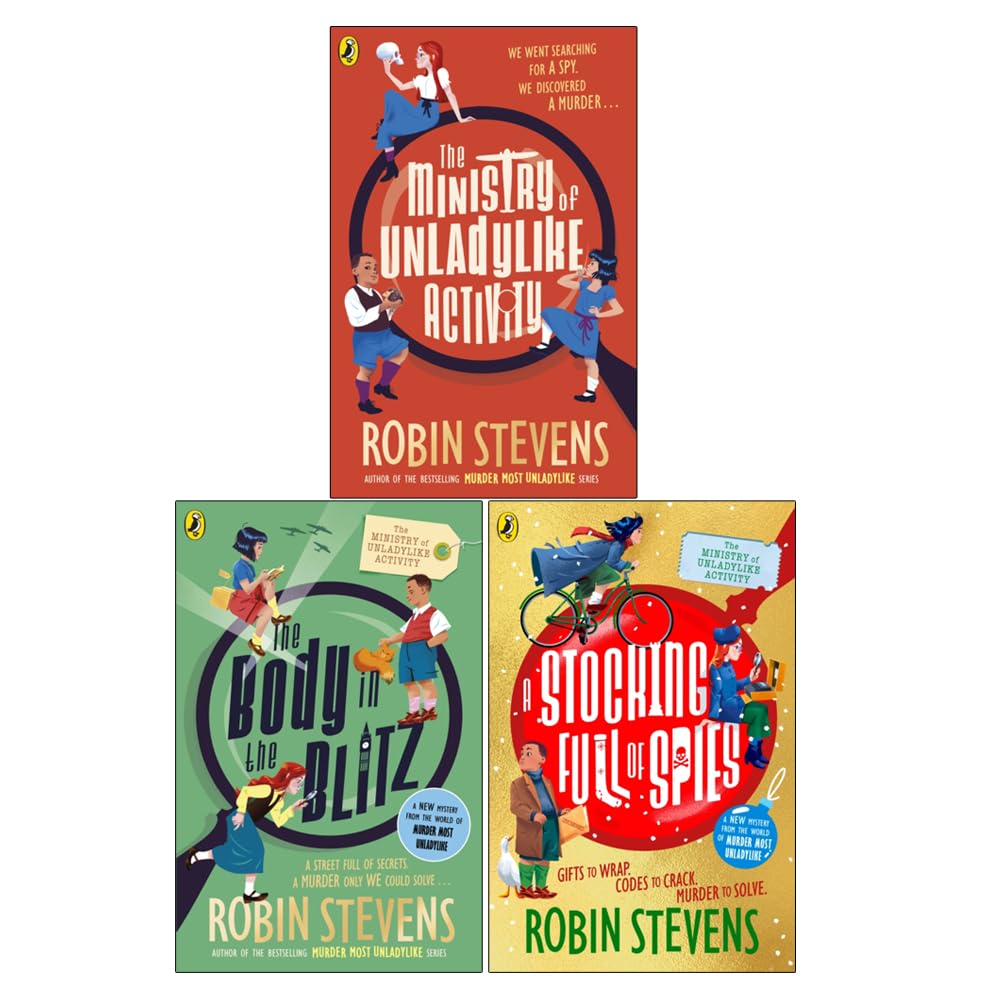 The Ministry of Unladylike Activity by Robin Stevens - paperback book 1 cover, WWII mystery for ages 8-12