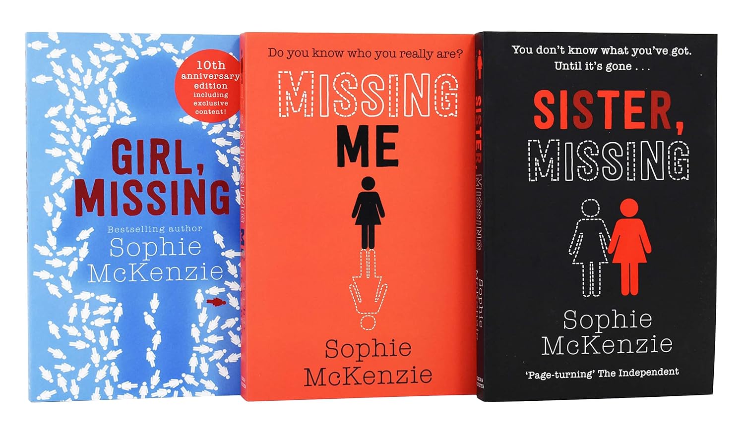Missing Series by Sophie McKenzie 3 Books Collection Set - Girl Missing, Sister Missing, Missing Me - Young Adult Paperback