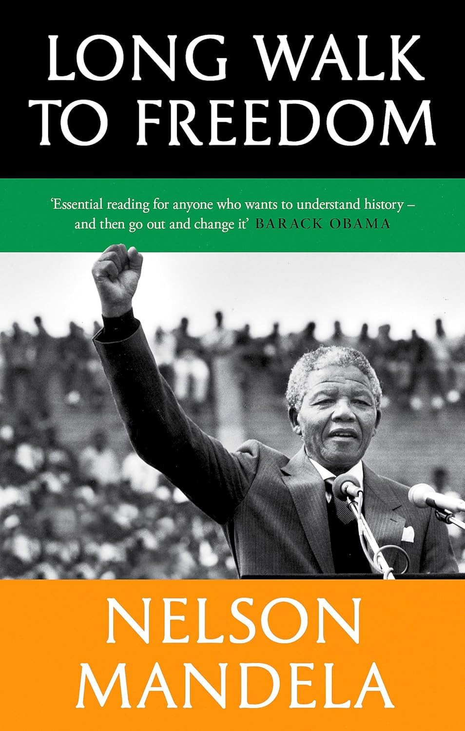 Martin Luther King Jr and Nelson Mandela 2 book autobiography set showing both paperback covers