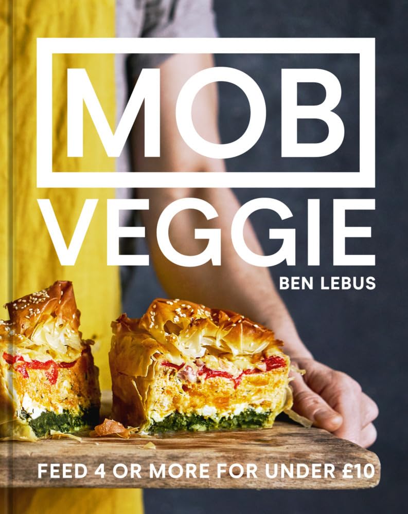 Full MOB Kitchen 4 Books Collection Set by Ben Lebus - hardback cookbooks displayed together