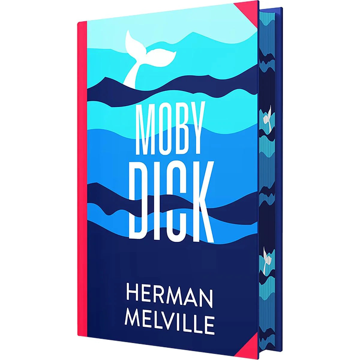 Moby Dick by Herman Melville - Classic Fiction - Sprayed Edge Premium Hardback front cover