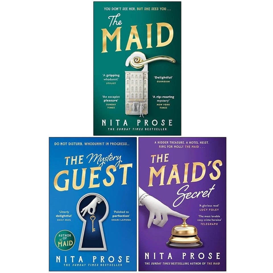 The Maid's Secret by Nita Prose paperback cover from Molly the Maid mystery series set
