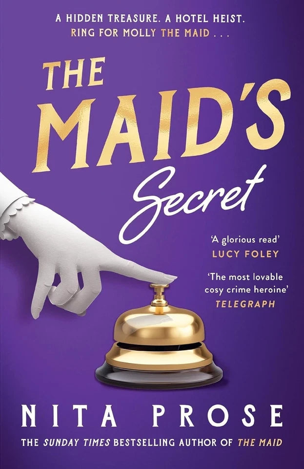 Molly the Maid Mystery Series 3 book collection set spines by Nita Prose
