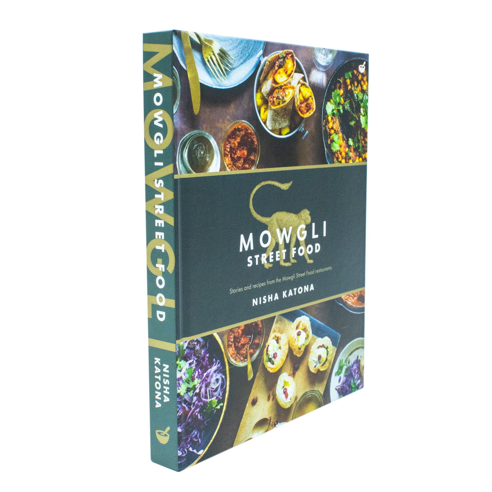 Mowgli Street Food hardback cookbook by Nisha Katona - stories and recipes from the Mowgli restaurants
