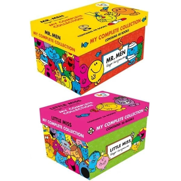 Mr Men and Little Miss 84 Books Collection Set by Roger Hargreaves - complete paperback box set for ages 3-7