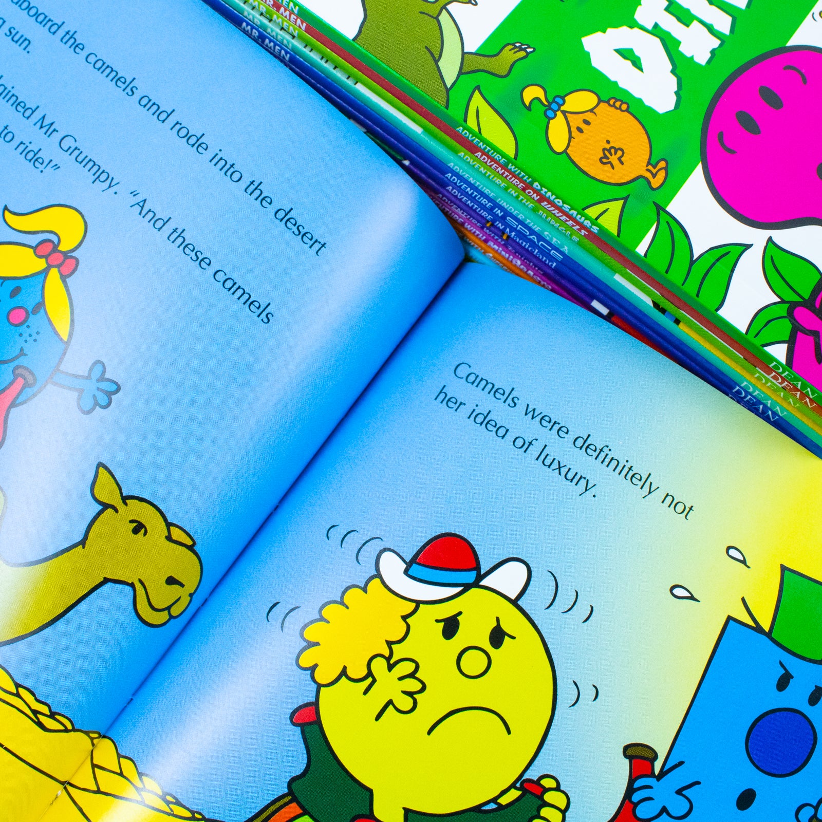 Mr Men and Little Miss Adventures Collection 12 Books Box Set by Roger Hargreaves - Paperback, Ages 3-7 - full set display