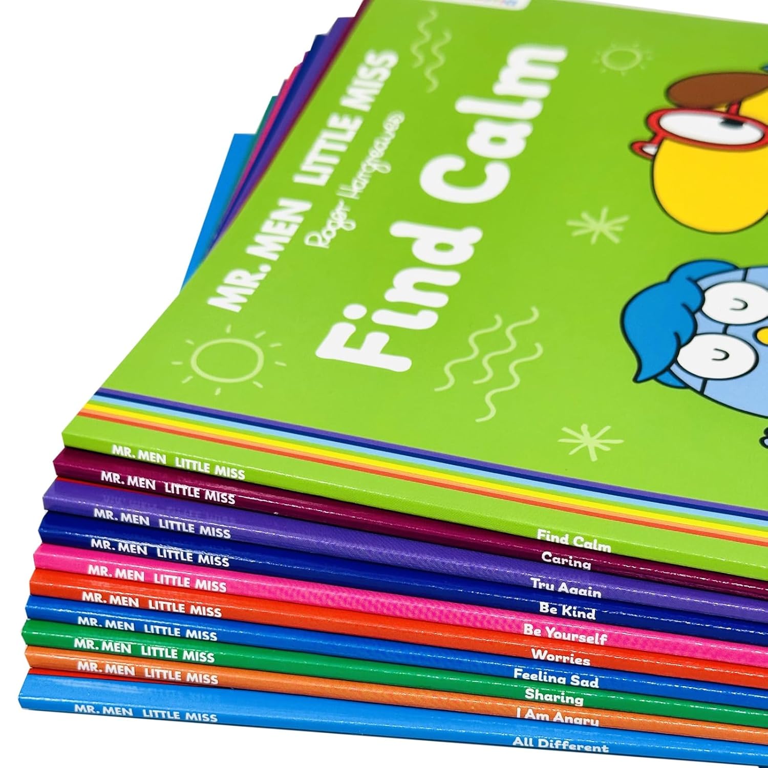 Back cover of Mr Men and Little Miss Discover You 10 Books Collection Set for children ages 3+
