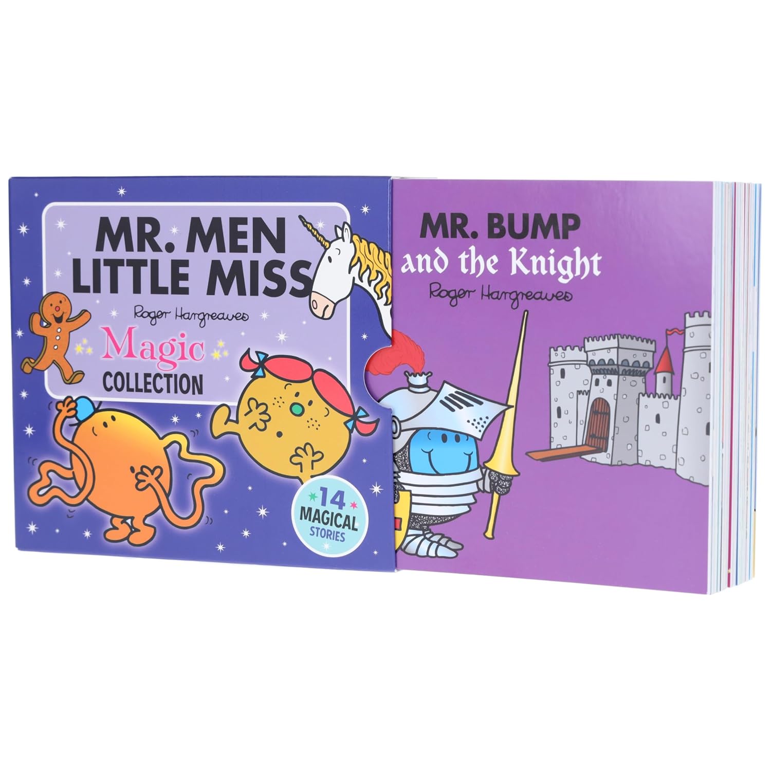Full set of 14 Mr. Men and Little Miss Magic Collection paperback storybooks by Roger Hargreaves