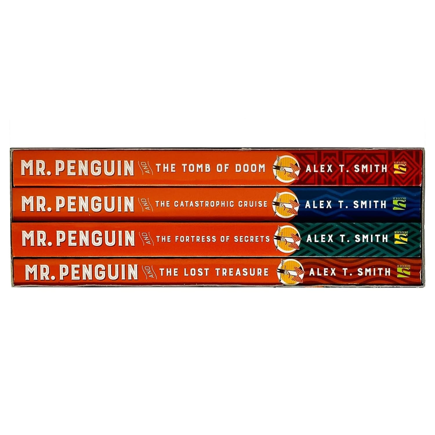 Mr Penguin series paperback box set by Alex T Smith showing all four illustrated book covers