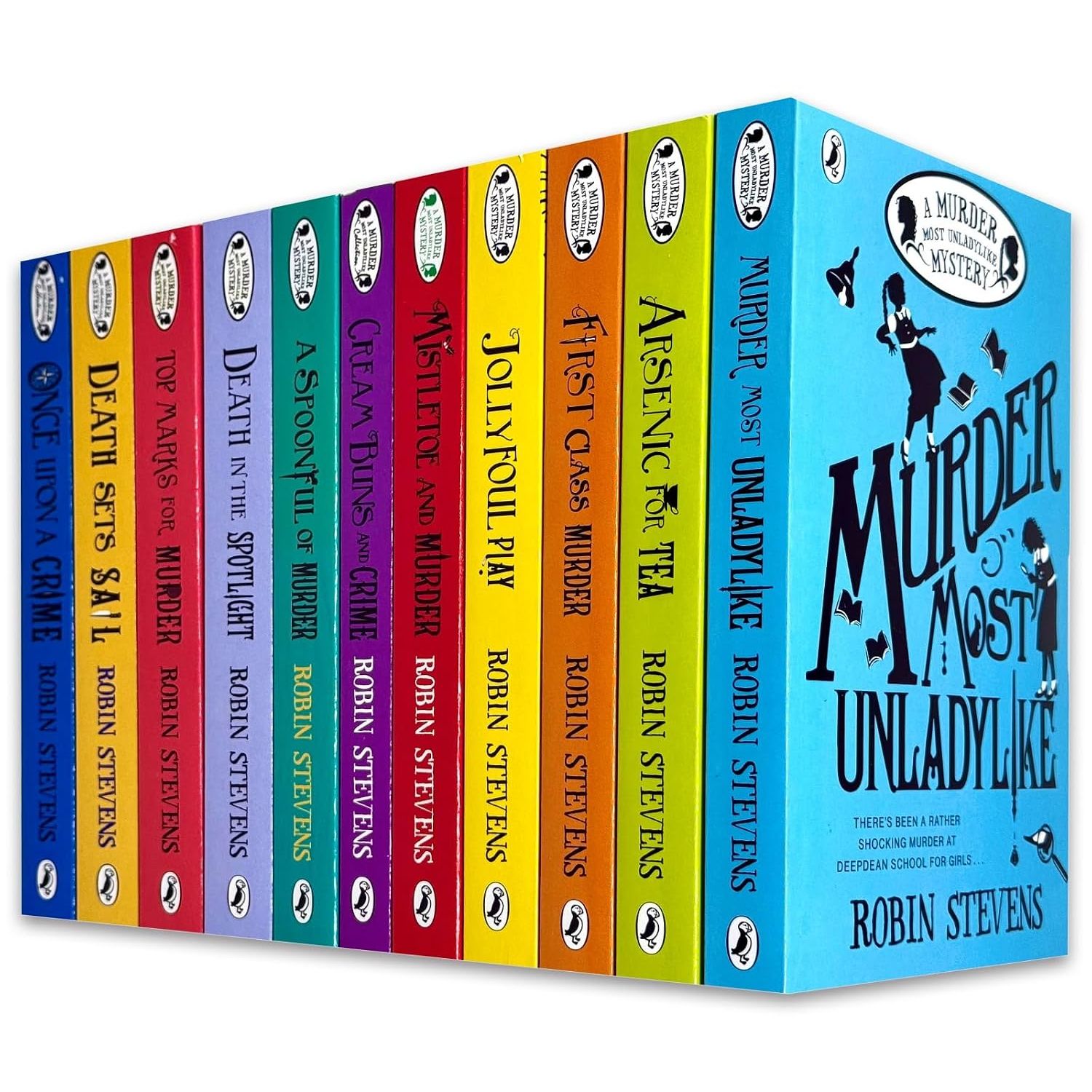 Murder Most Unladylike 11 Books Collection Set by Robin Stevens - paperback boxed set cover
