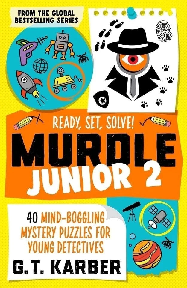 Murdle Junior 3 Books Collection Set - Inside Puzzle Pages - Paperback