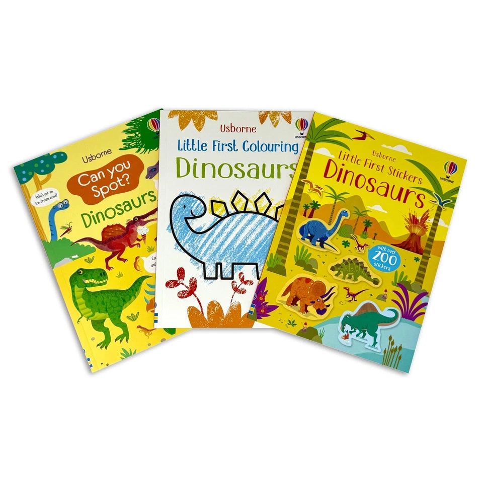 Little Colouring Dinosaurs paperback colouring book from the My Dinosaur Activity Pack, ages 3+