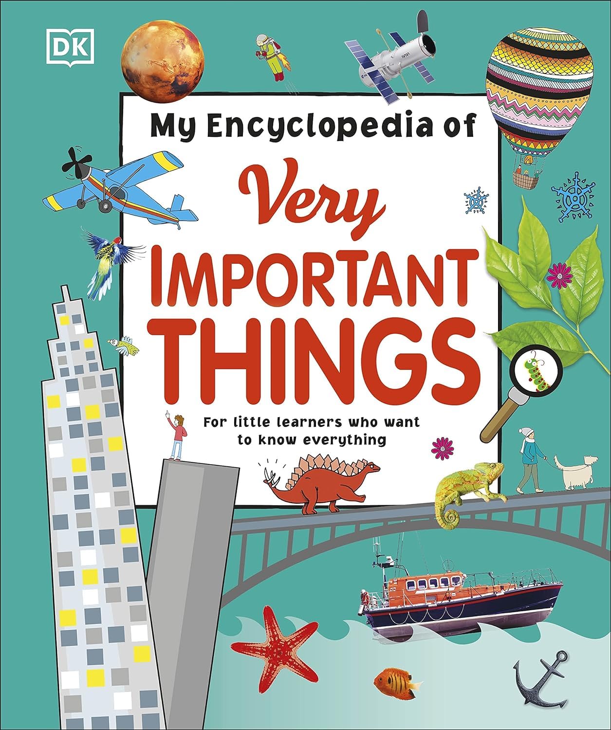 My Encyclopedia of Very Important Dinosaurs by DK hardback cover, part of the 3 book collection set