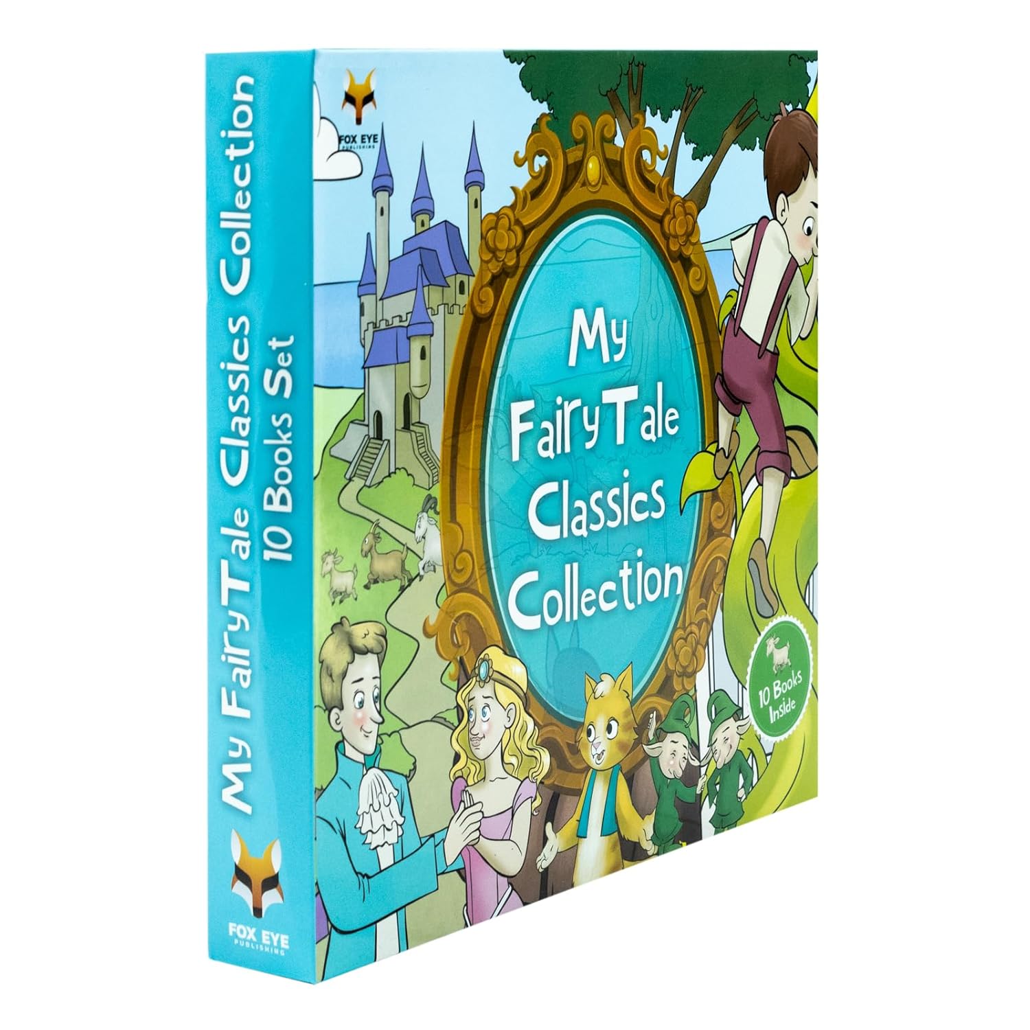 My FairyTale Classic 10 Picture Books Collection Set by Jasmine Brooke - paperback fairy tales including Aladdin, Beauty and the Beast, and Puss In Boots, ages 3-7