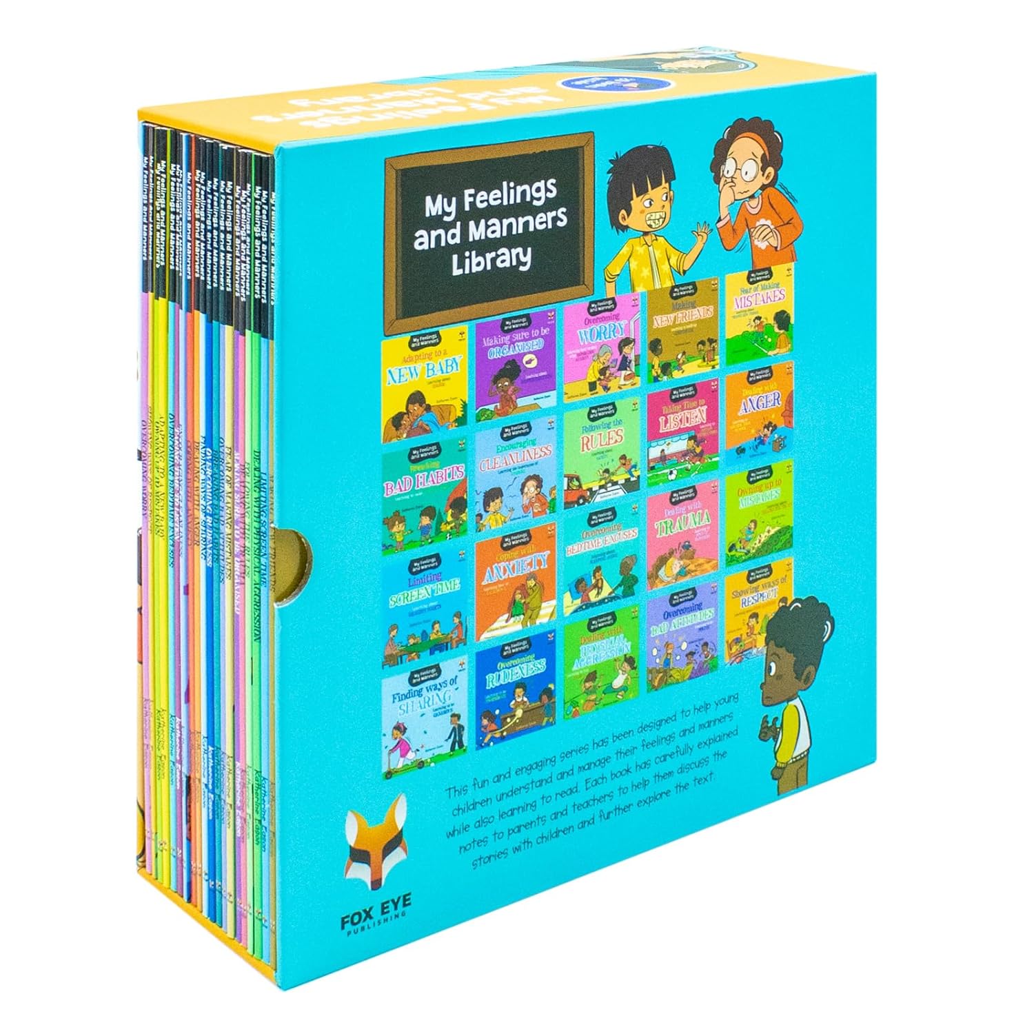 My Feelings and Manners Library box set by Katherine Eason - paperback stories about feelings and manners for ages 3-6