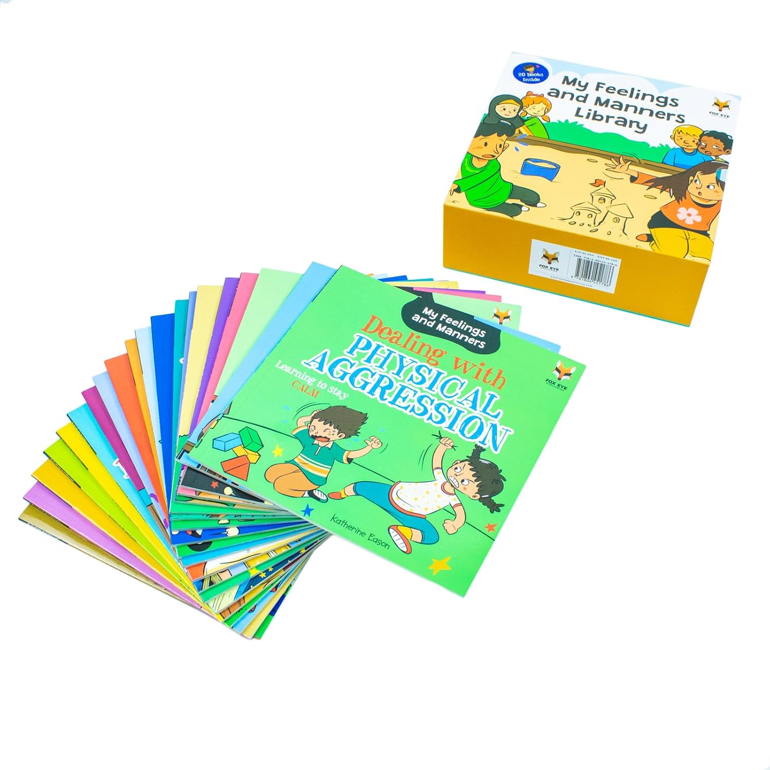 Katherine Eason feelings and manners paperback book set for children ages 3-6