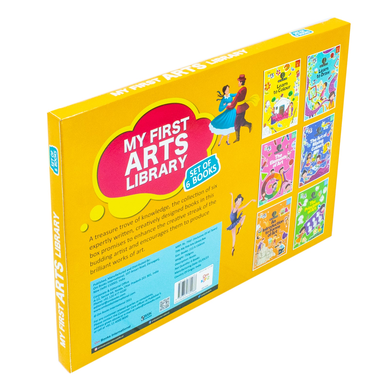 My First Arts Library box set titles including The Elements of Art and The Art of Mixing Colours by Swayam Ganguly