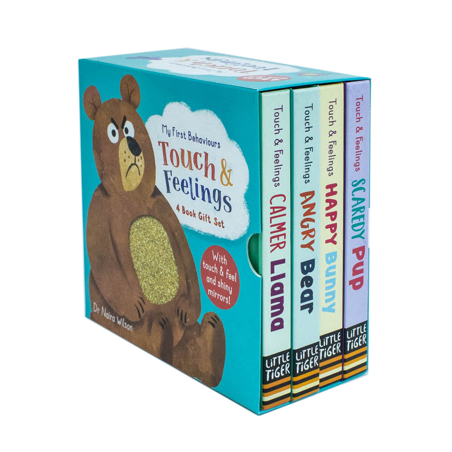 My First Behaviours Touch & Feelings 4 Books Box Set by Dr Naira Wilson - Board Book, Ages 0-5